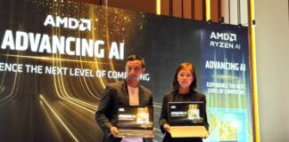 AMD Ryzen AI Tingkatan Performa Komputasi dan Produktivitas Armawati Cen (kanan) dan Donnie Brahmandhika, Consumer Product Marketing Manager AMD Indonesia saat Media Briefing di Yogyakarta, Rabu (23/9/2026). (foto : istimewa)