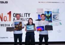 ASUS Kenalkan Program Purnajual dan Garansi Terbaru Kiri ke kanan : Brama Setyadi, Head of Public Relations and Digital ASUS Indonesia; Davina Larissa, Marketing Manager of ASUS Indonesia; Adrian Pradipta, Technical Public Relations of ASUS Indonesia dalam ASUS No.1 Quality di Yogyakarta, Selasa (15/9/2026). (foto : istimewa)