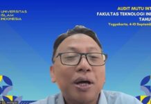 FTI UII Sambut 1.277 Mahasiswa Baru, Prodi MR Naik 100 Persen Agus Mansur saat memberikan penjelasan kepada wartawan secara Daring, Kamis (10/9/2026). (foto : istimewa)
