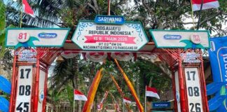 SariWangi Gelar Lomba Hias Gapura Kemerdekaan RI Ke-81 Gapura karya Warga Macanmati, Girimulyo, Kapanewon Panggang, Gunungkidul meraih juara 2 Lomba Hias Gapura SariWangi 2026. (foto : istimewa)