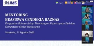 Awardee Beasiswa BAZNAS UMS Dibekali Bahasa Asing