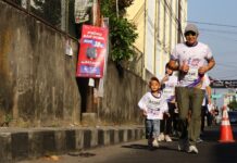Pelari Cilik Tiga Tahun Tuntaskan Edu Fun Run UMS