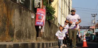Pelari Cilik Tiga Tahun Tuntaskan Edu Fun Run UMS