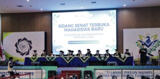 Ribuan Mahasiswa Baru UM Bandung Resmi Dikukuhkan