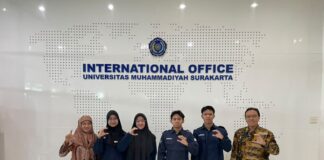 Kuliah di Malaysia, 4 Mahasiswa Teknik Sipil UMS Ditantang Berprestasi