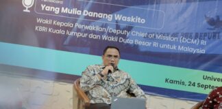 Wakil Dubes Ungkap Dinamika Hubungan Indonesia-Malaysia di UMS