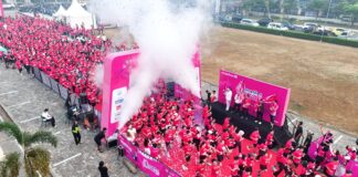 SMARTFREN FUN RUN 5G Palembang Semarak, Lebih dari 1.000 Peserta Ikuti Lari Bersama
