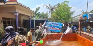PGIN Sambi Salurkan Air Bersih untuk 230 KK di Cekelan
