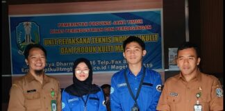 Mahasiswa Biokewirausahaan UMJT Magang di UPT Industri Kulit Magetan