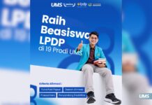Kuliah S2 dan S3 di UMS, Ini 19 Pilihan Prodi Beasiswa LPDP