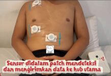 RespiraTB, Inovasi Mahasiswa UII Juara I di UTU Awards International Seseorang sedang menggunakan RespiraTB untuk mengetahui indeks pernapasan secara mandiri. (foto : istimewa)